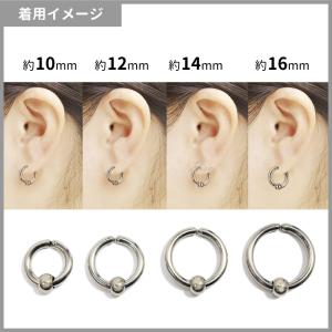 イヤーカフ 金属アレルギー対応 両耳 サージカ...の詳細画像1