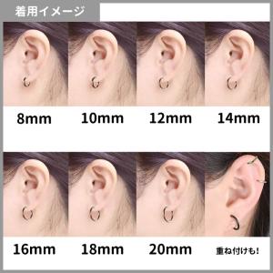 イヤーカフ フェイクピアス 金属アレルギー対応...の詳細画像2