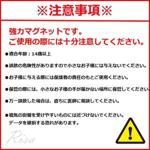 マグネットピアス 3mm 5mm 両耳 4玉 ...の詳細画像5