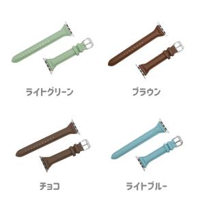 アップルウォッチ バンド スリム レザー調 替...の詳細画像5