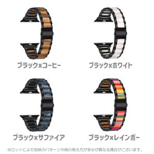 アップルウォッチ バンド 大理石 替え ステン...の詳細画像5
