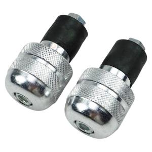 バーエンド アルミ 削り出し M6 P1.0 左右 セット 18mm シルバー 汎用 キャップ ハンドル バイク カスタム 二輪｜PHXバイクパーツ2号店