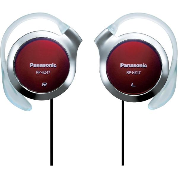 Panasonic クリップヘッドホン レッド RP-HZ47-R