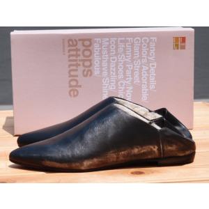 POPS  レディース フラットシューズ（ボア付き）　ポップス  2478 【POPS】 バブーシュ...