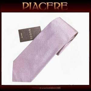 GUCCI（グッチ） ネクタイ GGシェリーライン ブルー系 シルク(69459