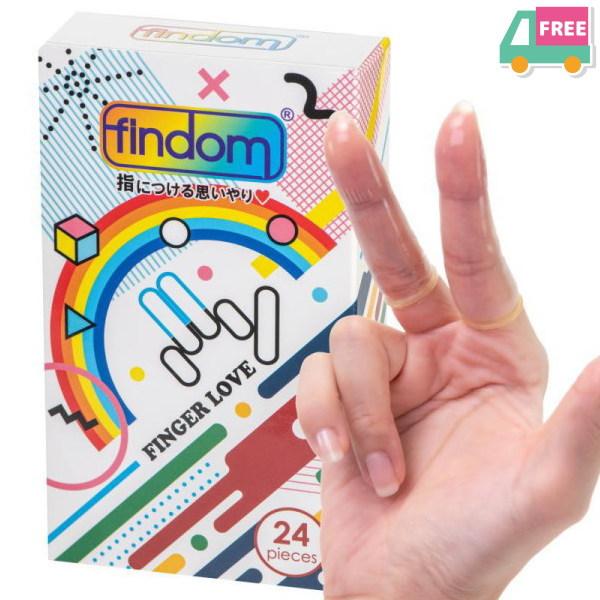 指用コンドーム フィンドム 24ピース 送料無料 薄さ0.06mm 指用衛生サック 個包装 フィンガ...