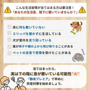 防音マット 防音カーペット 静床プレミア50c...の詳細画像2