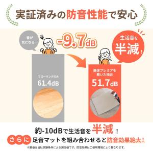 防音マット 防音カーペット 静床プレミア50c...の詳細画像5