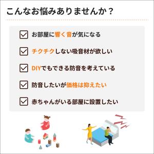 吸音材 吸音パネル 防音材 ポリリーフ 50×...の詳細画像1
