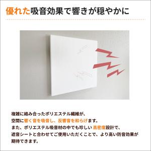 吸音材 吸音パネル 防音材 ポリリーフ 50×...の詳細画像5