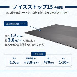 防音シート 遮音シート ノイズストップ15 1...の詳細画像5