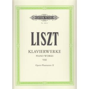 ピアノ 楽譜 リスト | ピアノ作品集 第8巻 オペラファンタジー集2 | Klavierwerke Band.8 Opern-Phantasien 2