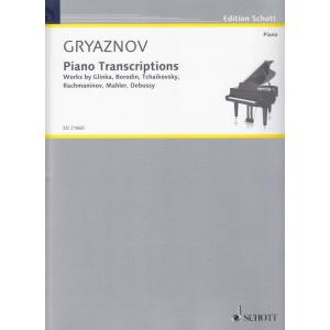 ピアノ 楽譜 グリャズノフ | ピアノ編曲集 | Piano Transcriptions