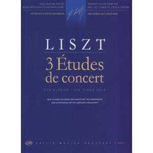 ピアノ 楽譜 リスト | 3つの演奏会用練習曲（新リスト全集から） | 3 etudes de concert｜楽譜専門店 Crescendo alle