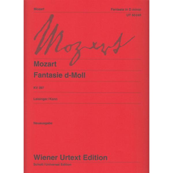 ピアノ 楽譜 モーツァルト | 幻想曲 ニ短調 KV397 新版 | Fantasy D-minor...