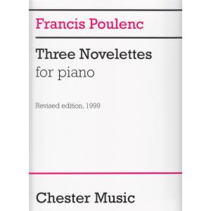 ピアノ 楽譜 プーランク | 3つのノヴェレッテ(1999年改訂版） | 3 Novelettes  (Revised edition 1999)｜楽譜専門店 Crescendo alle