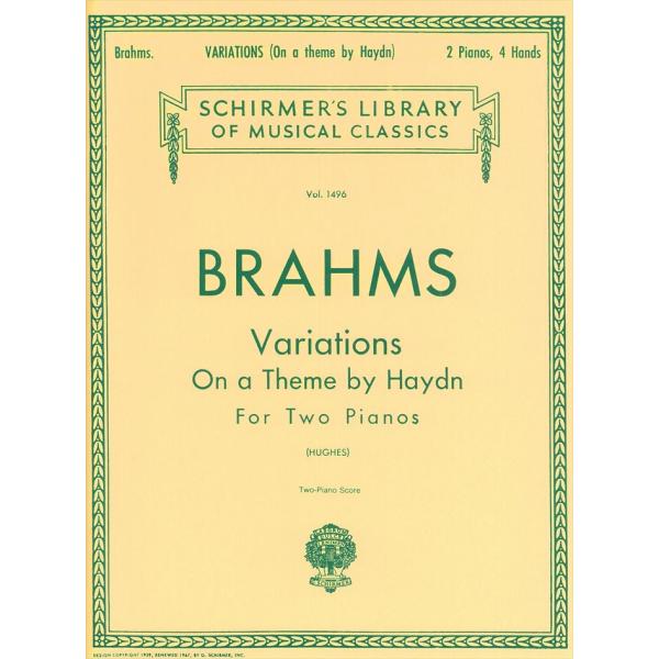 ピアノ 楽譜 ブラームス | ハイドンの主題による変奏曲 作品56b (2台4手) | Variat...
