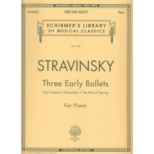ピアノ 楽譜 ストラヴィンスキー | 初期の3大バレエ集 （ピアノソロ編曲） | Three Ear...