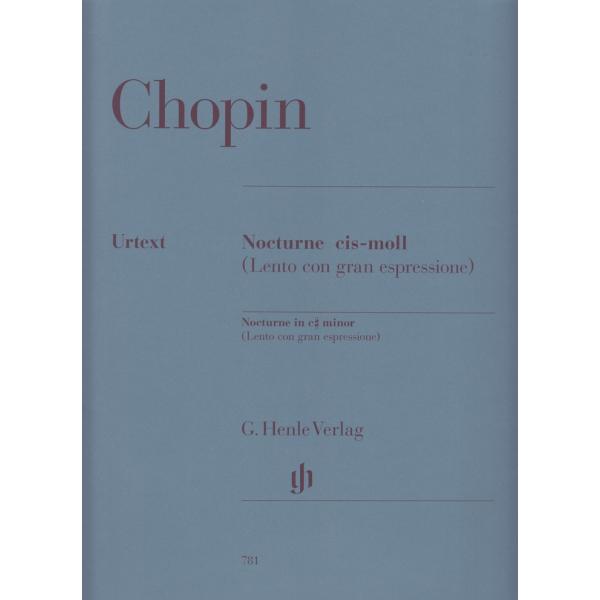 ピアノ 楽譜 ショパン | ノクターン 嬰ハ短調 遺作 | Nocturne cis-moll Op...