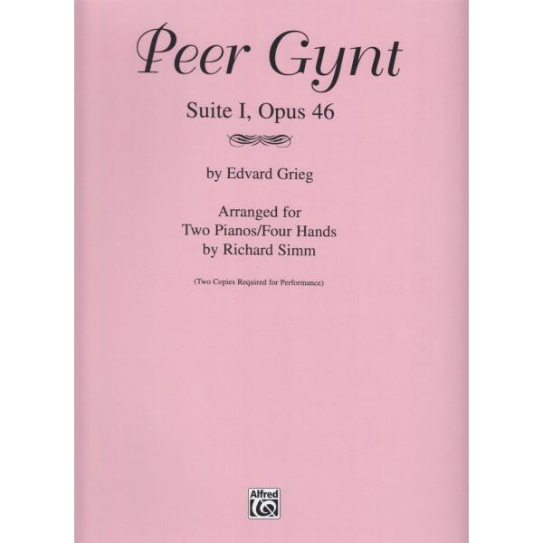 ピアノ 楽譜 グリーグ | ペールギュント 第1組曲 作品46 (2台4手編曲) | Peer Gy...