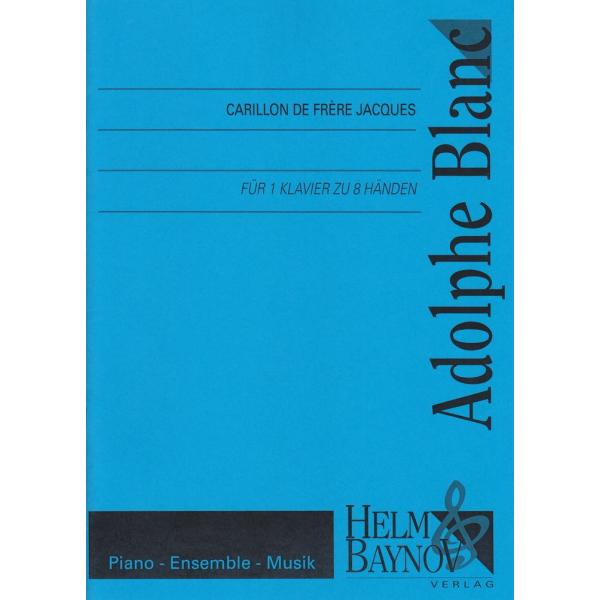 ピアノ 楽譜 ブランク | フレール・ジャックの鐘　(1台8手編曲） | Carillon de f...