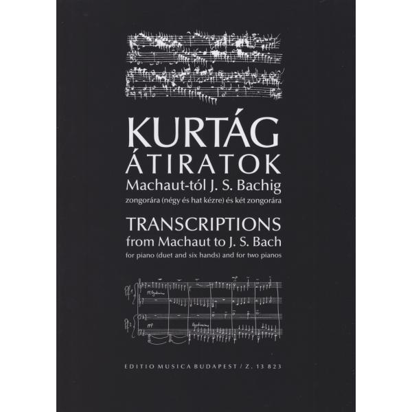 ピアノ 楽譜 クルターク | マショーからバッハまで　編曲集　(クルタークによる1台4手または2台4...