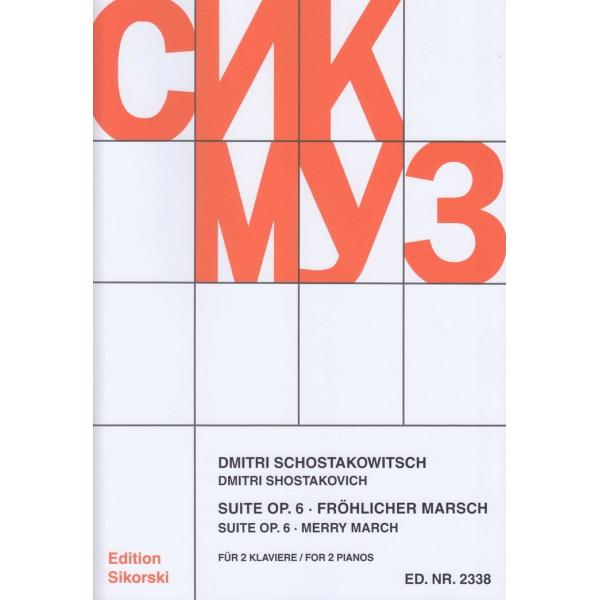 2台のピアノのための組曲 嬰へ短調 作品6 / 楽しい行進曲 ニ長調 (2台4手) | Suite ...