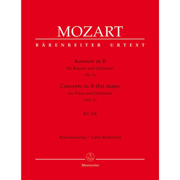 ピアノ 楽譜 モーツァルト | ピアノ協奏曲 第6番 変ロ長調 KV238 (ピアノリダクション) ...