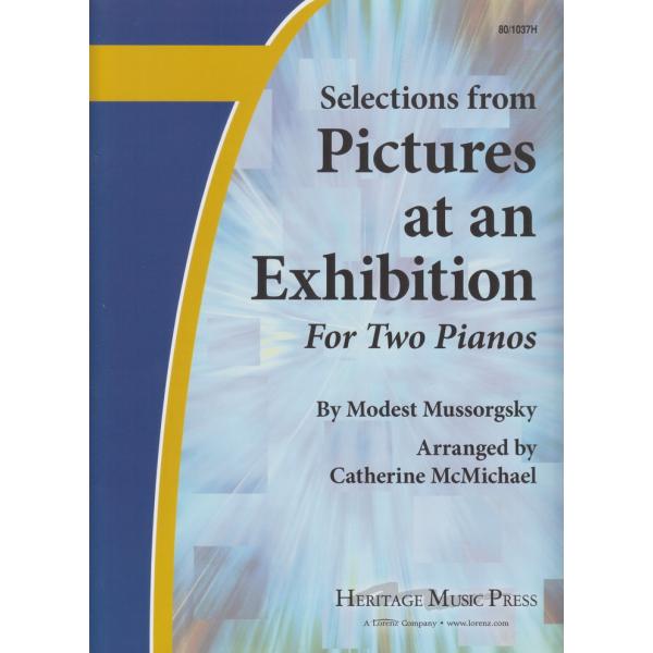 ピアノ 楽譜 ムソルグスキー | 展覧会の絵 (2台4手編曲) | Pictures at an E...