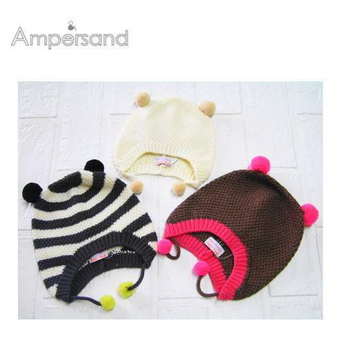アンパサンド ampersandボンボンニット帽 ベビー メール便OK セール50%OFF