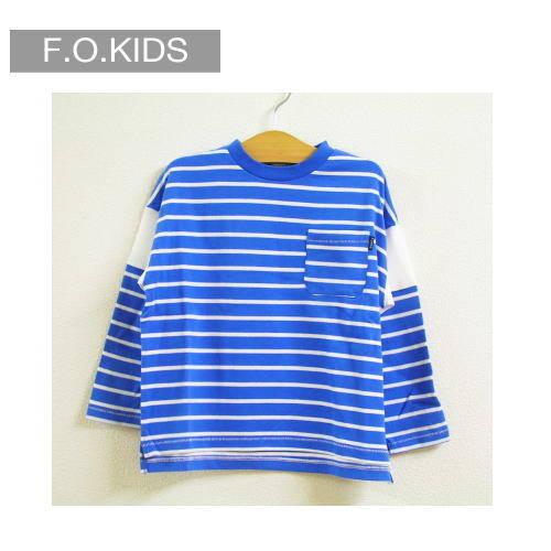 エフオーキッズ F.O.KIDS ボーダーTシャツ 子供服 男の子 メール便OK セール50%OFF
