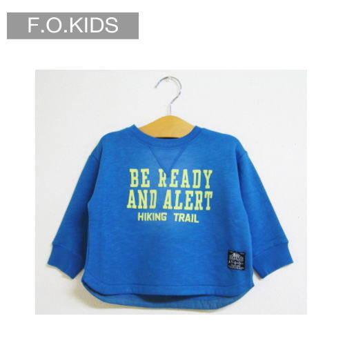 エフオーキッズ F.O.KIDS エイジングワッペントレーナー 子供服 男の子 メール便OK セール...