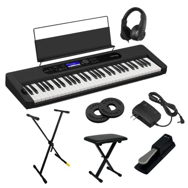 【最短明日届く】カシオ CASIO キーボード 61鍵盤 CT-S400 カシオトーン 譜面立て付属...