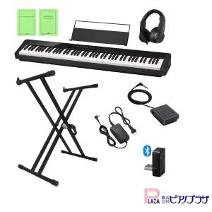 電子ピアノ カシオ デジタルピアノ PX-S1100BK(ブラック) 専用ヘッドホン＆ワイヤレスアダプター付き X型スタンドセット