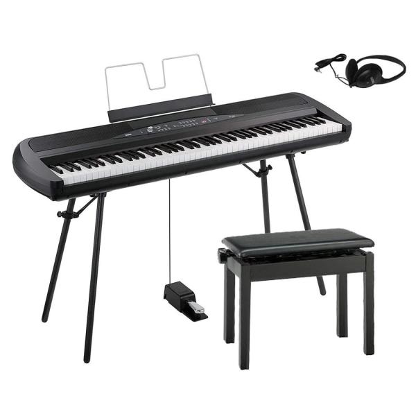 【48時間限定セール】コルグ KORG 電子ピアノ SP-280BK 高低自在椅子セット 88鍵盤【...