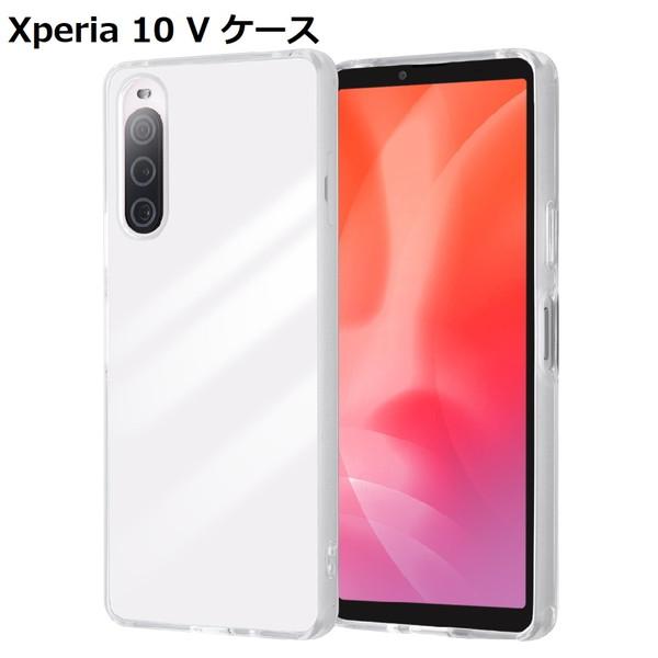 Xperia 10 V ケース TPUソフトケース ウルトラクリア クリア レイアウト 送料無料