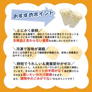 学校給食用食材 冷凍 国産 カットえのき/50...の詳細画像2