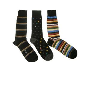 ポールスミス 靴下 ソックス メンズ おしゃれ Socks シグネチャーストライプ ボーダー ドット...