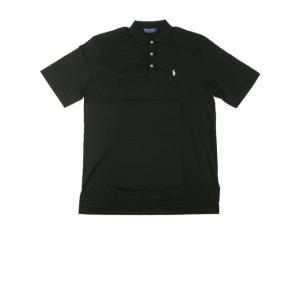 ポロラルフローレン ポロシャツ メンズ コットン ゴルフ用 （ブラック）  ＊大きめサイズ