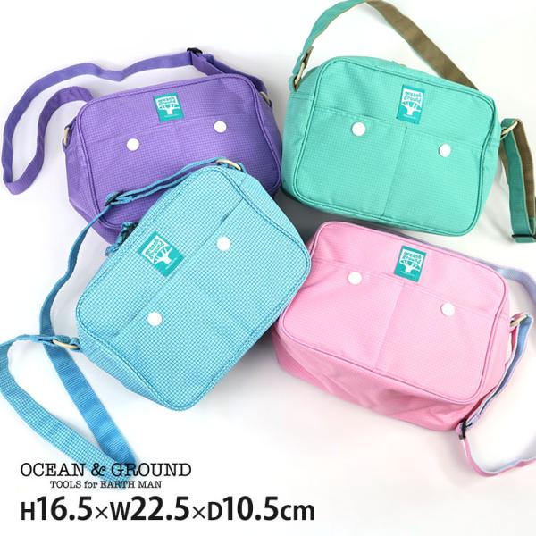 OCEAN&amp;GROUND 通園バッグ 通園ショルダーバッグ 鞄 子供用 保育園 幼稚園 オーシャンア...