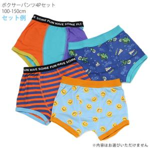 【4枚セット】男の子 下着 ボクサーパンツ 福...の詳細画像2