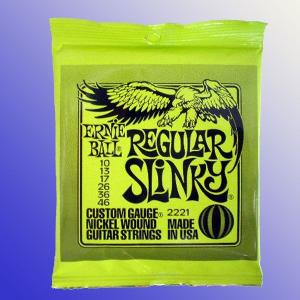 ERNIE BALL[アーニーボール]エレキギター弦 #2221 [黄]　REGULAR SLINK...