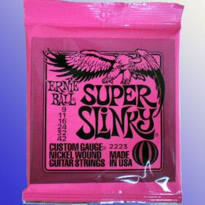 ERNIE BALL[アーニーボール]エレキギター弦 #2223 [ピンク]　SUPER SLINKY｜pick-store
