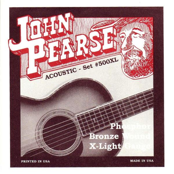 ジョンピアス John Pearse　フォスファーブロンズ弦　６弦用　アコースティックギター弦　50...