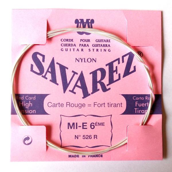 SAVAREZ［サバレス］クラシックギター用ナイロン弦　526R　ピンクラベル[6弦]