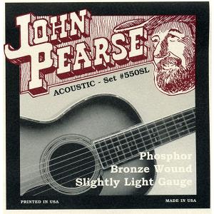 ジョンピアス John Pearse　フォスファーブロンズ弦　６弦用　アコースティックギター弦　550SL｜pick-store