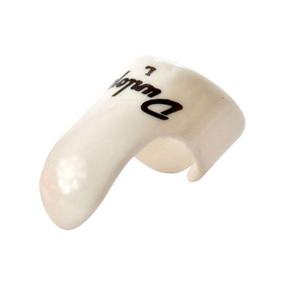 Jim Dunlop　シロ・プラスチック・フィンガーピック メディアム：9011, ラージ：9021