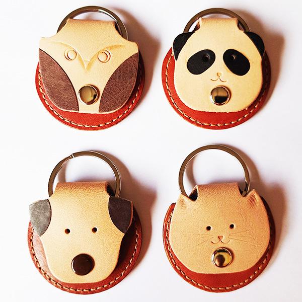 DAIKING　本革ピックケース　アニマル