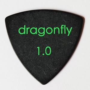 dragonfly ピック　TRM　レギュラー　トライアングル・ミニ　ブラック　1.0mm｜pick-store