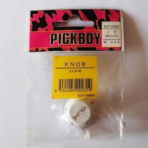 PICKBOY　ストラト用　ノブ　ホワイト｜pick-store